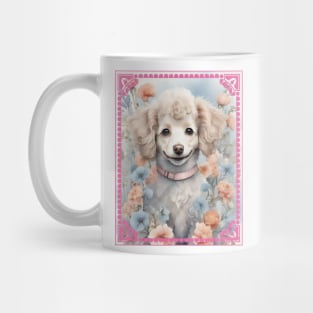 Watercolor little Poodle Mug